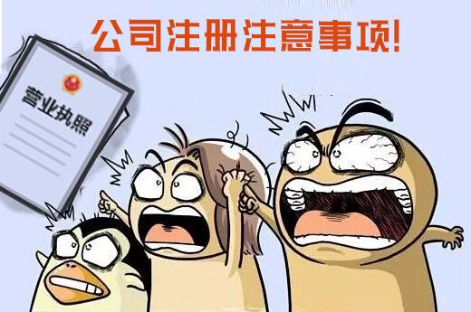 网上注册公司注意什么问题